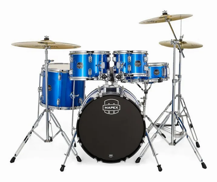 Mapex Comet Pro Pack 18" Indigo Blue, su sfondo neutro, photo 2