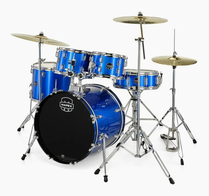 Mapex Comet Pro Pack 20" Indigo Blue, vista frontale