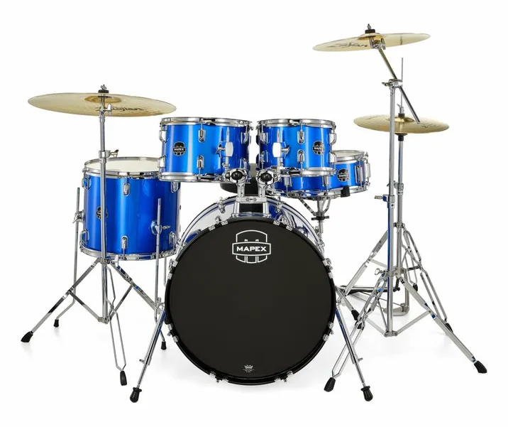 Mapex Comet Pro Pack 20" Indigo Blue, vista frontale, photo 2