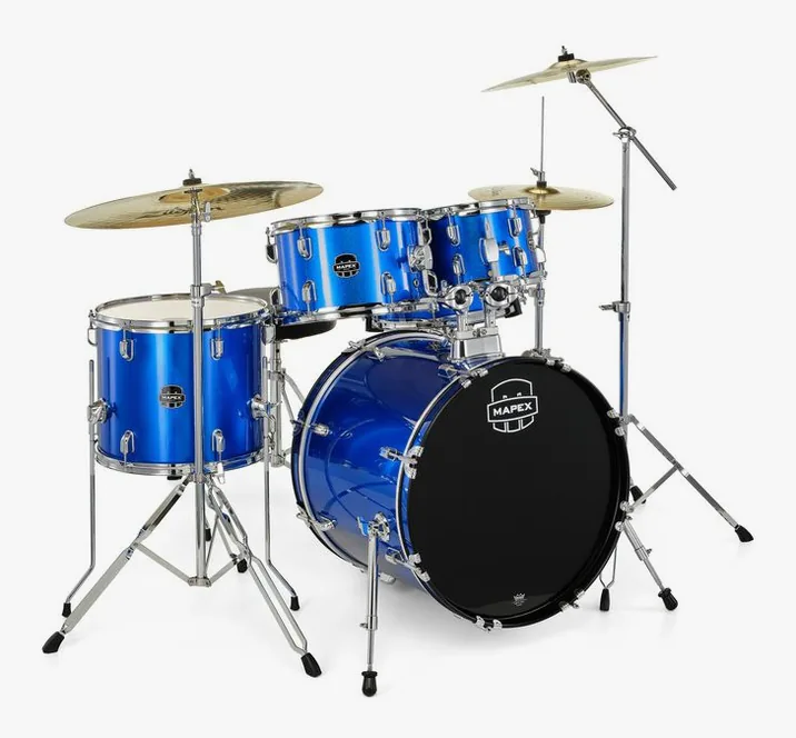 Mapex Comet Pro Pack 20" Indigo Blue, vista dall'alto, photo 3