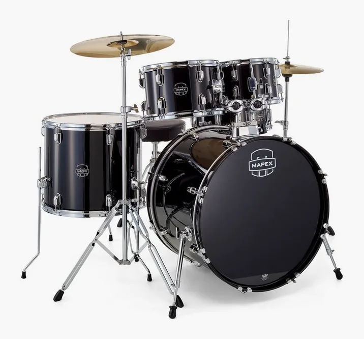 Mapex Comet Stage Dark Black #DK, vista frontale, photo 3