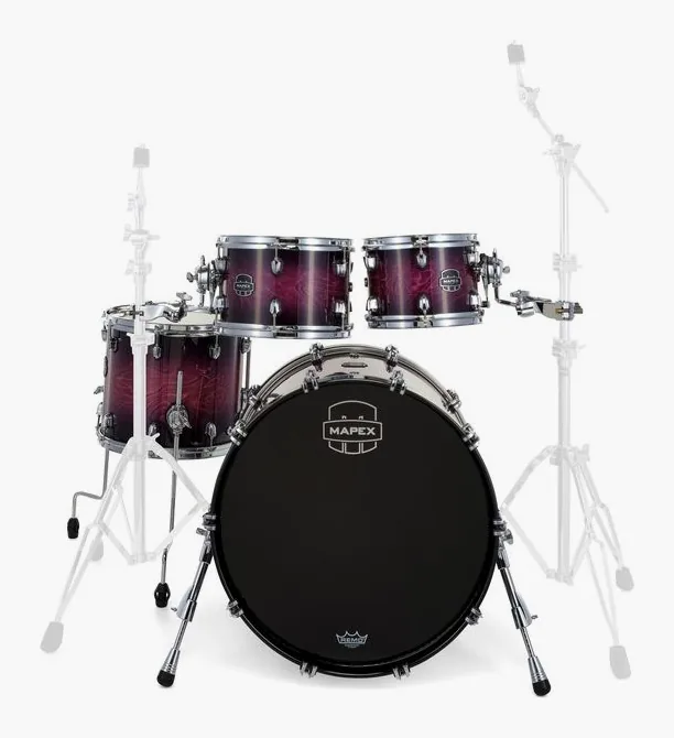 Mapex Saturn VI Fusion Royal Purple, su sfondo neutro, photo 2