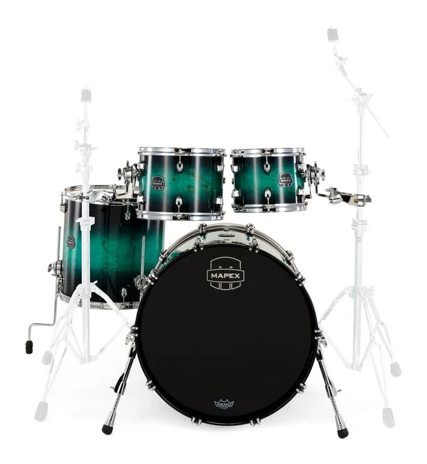 Mapex Saturn VI Stage Marine Teal, su sfondo neutro, photo 2