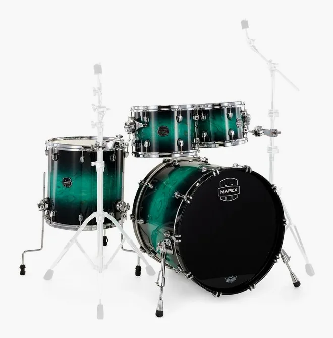 Mapex Saturn VI Stage Marine Teal, dettaglio ravvicinato, photo 3