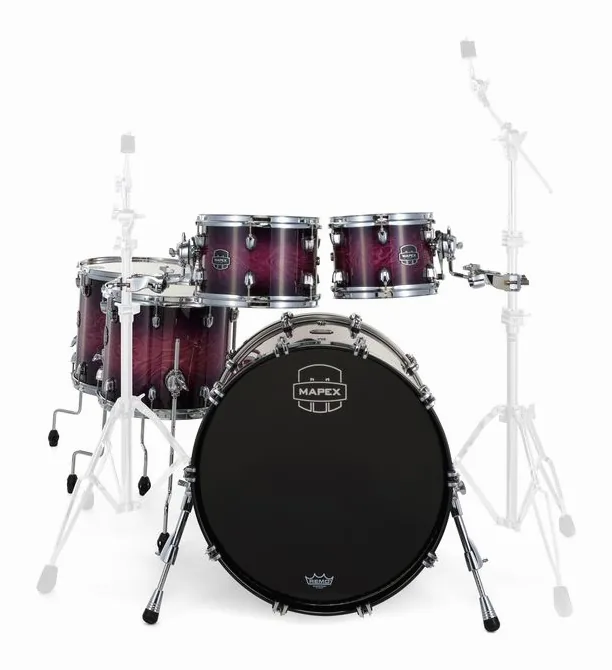 Mapex Saturn VI Stage+ Royal Purple, vista di tre quarti, photo 2