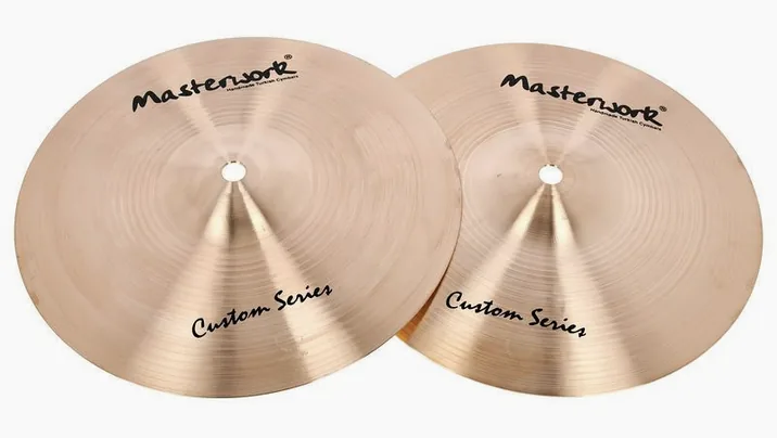 Masterwork 10" Custom Hi-Hat, su sfondo neutro, photo 2