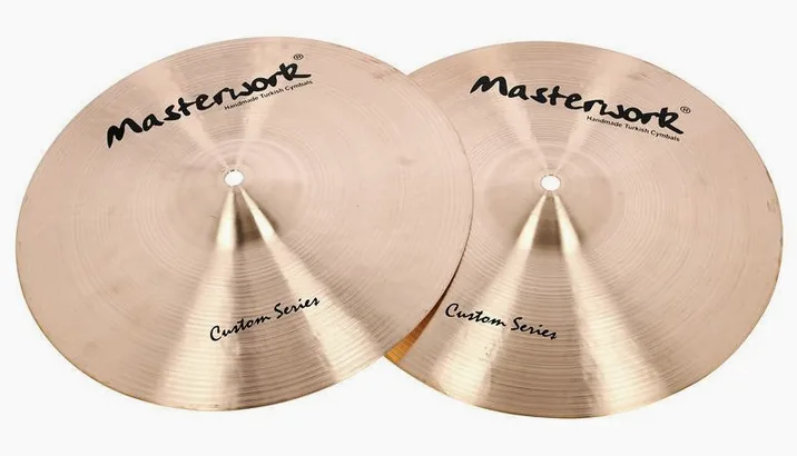 Masterwork 13" Custom Hi-Hat, vista frontale, photo 2