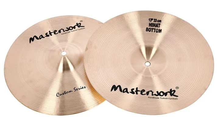 Masterwork 13" Custom Hi-Hat, vista di tre quarti, photo 3