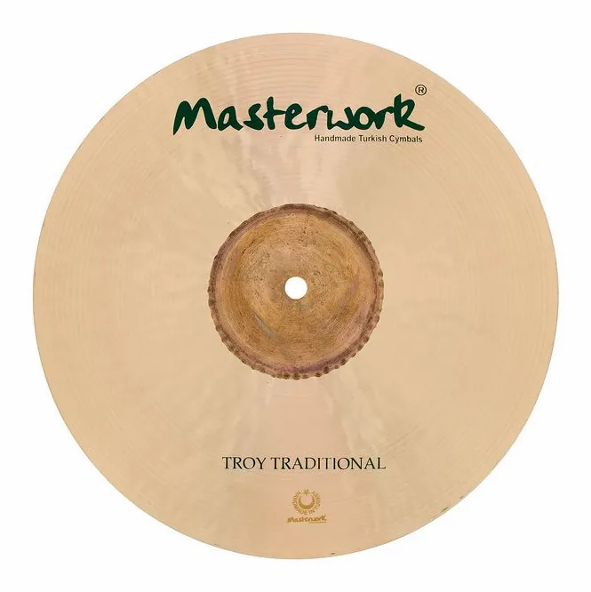 Masterwork 13" Troy Traditional Hi-Hat, vista frontale, photo 4