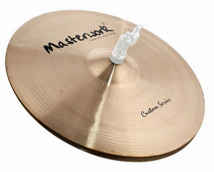 Masterwork 14" Custom Rock Hi-Hat, su sfondo neutro