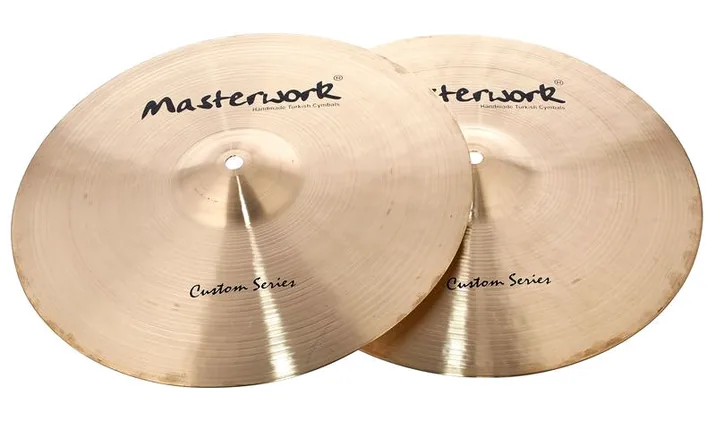 Masterwork 14" Custom Rock Hi-Hat, vista di tre quarti, photo 2