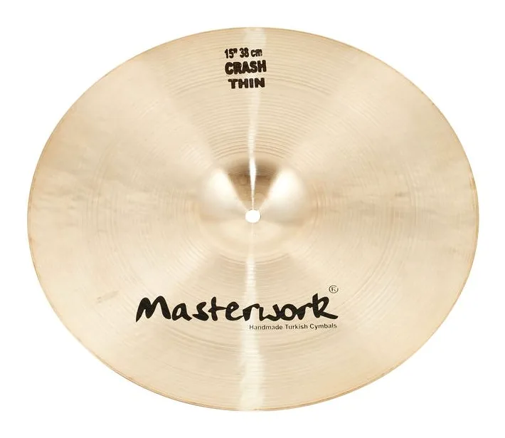 Masterwork 15" Custom Thin Crash, vista di lato, photo 2