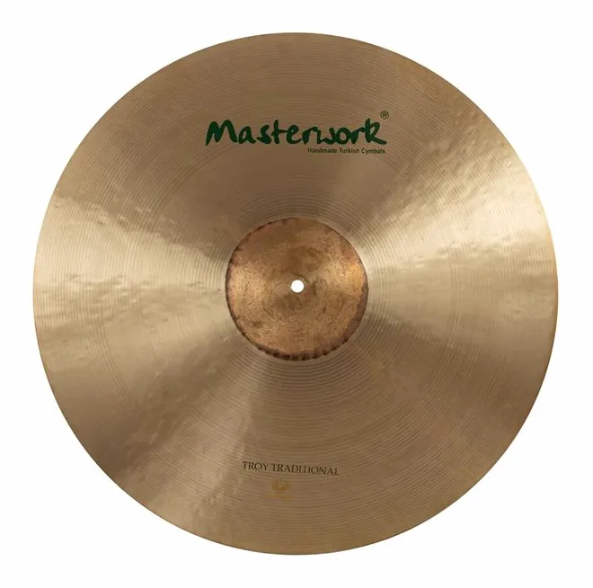 Masterwork 22" Troy Traditional Ride, vista frontale
