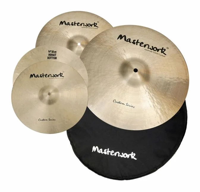 Masterwork Custom Cymbal Set, vista frontale