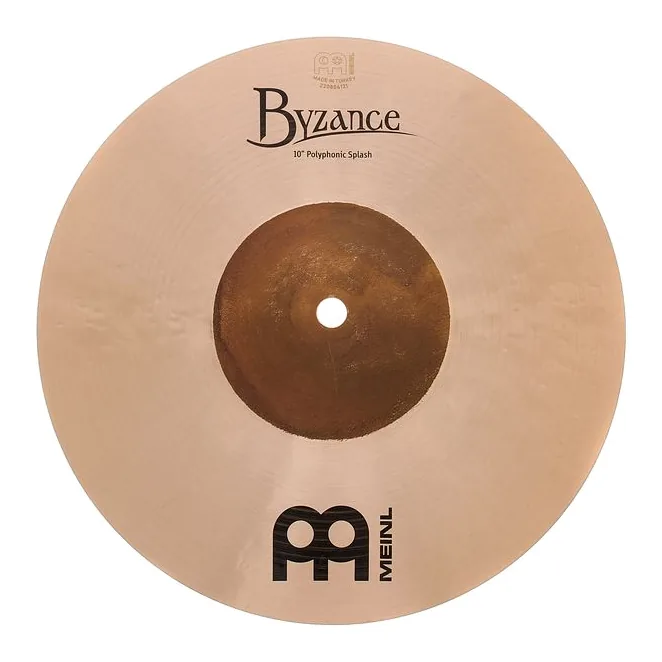 Meinl 10" Byzance Polyphonic Splash, vista di tre quarti, photo 2