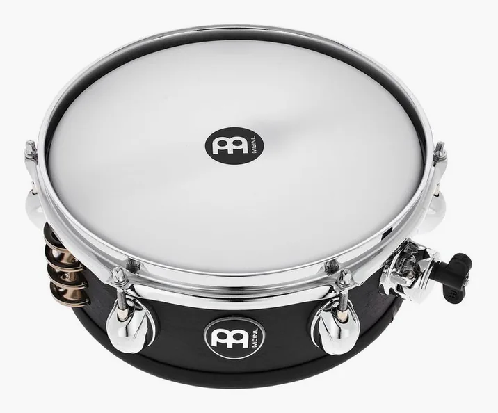 Meinl 10" Compact Jingle Snare Drum, di fronte su sfondo neutro