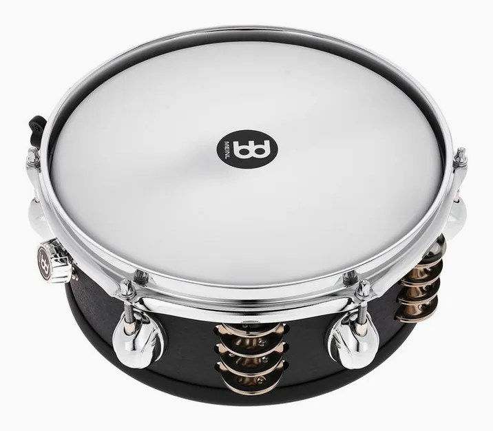 Meinl 10" Compact Jingle Snare Drum, vista di tre quarti, photo 3