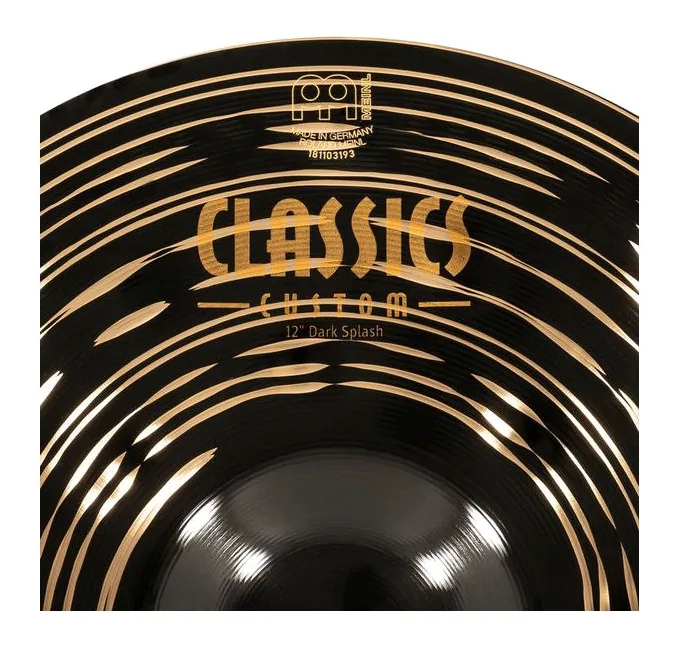 Meinl 12" Classics Cust. Dark Splash, su sfondo neutro, photo 4