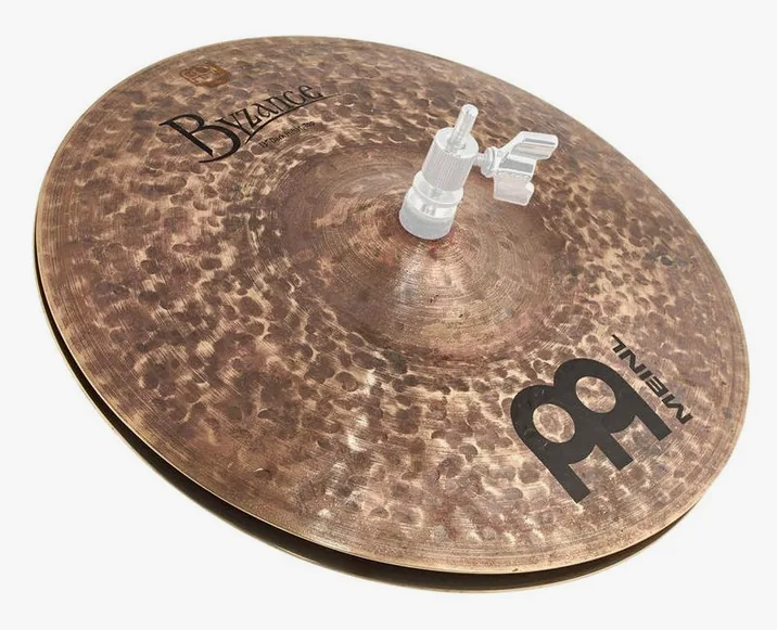 Meinl 13" Byzance Dark Hi-Hat, vista frontale