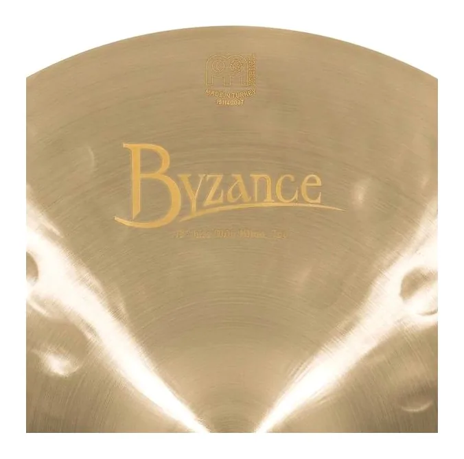 Meinl 13" Byzance Jazz Thin Hi-Hat, dettaglio ravvicinato, photo 4