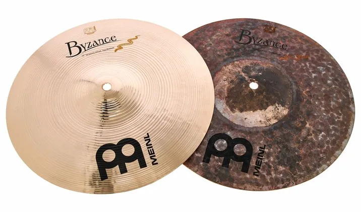 Meinl 13" Byzance Serpents Hi-Hat, dettaglio ravvicinato, photo 2