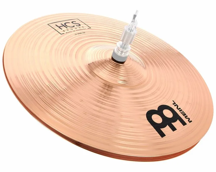Meinl 13" HCS Bronze Hi-Hat, su sfondo neutro
