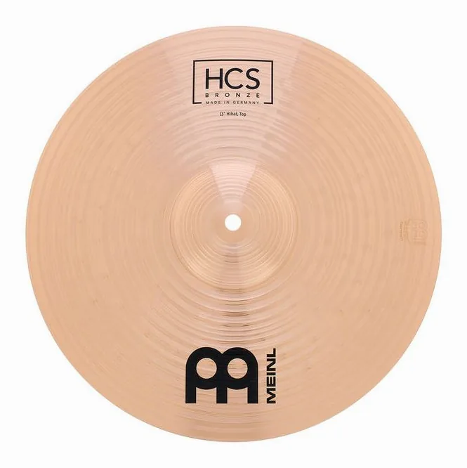 Meinl 13" HCS Bronze Hi-Hat, su sfondo neutro, photo 4