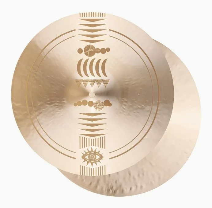 Meinl 14" Anika Nilles Lunar Hi-Hat, su sfondo neutro