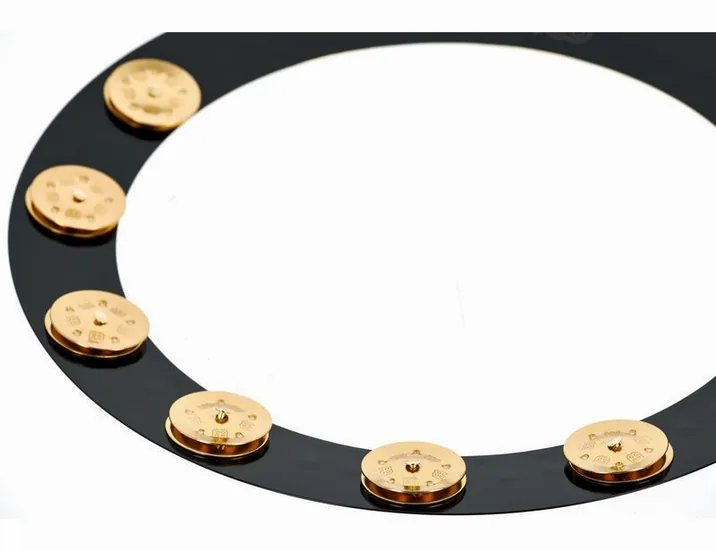 Meinl 14" Backbeat Pro Tambourine, su sfondo neutro, photo 4