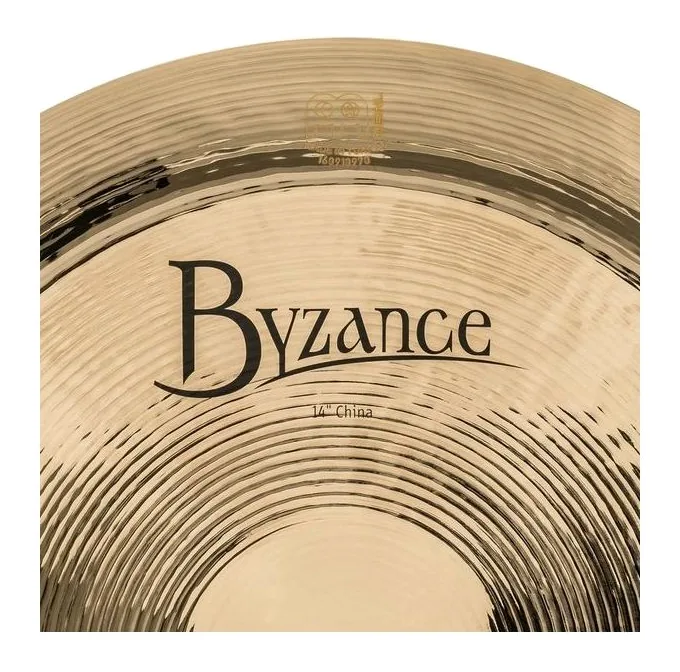 Meinl 14" Byzance China Brilliant, dettaglio ravvicinato, photo 4