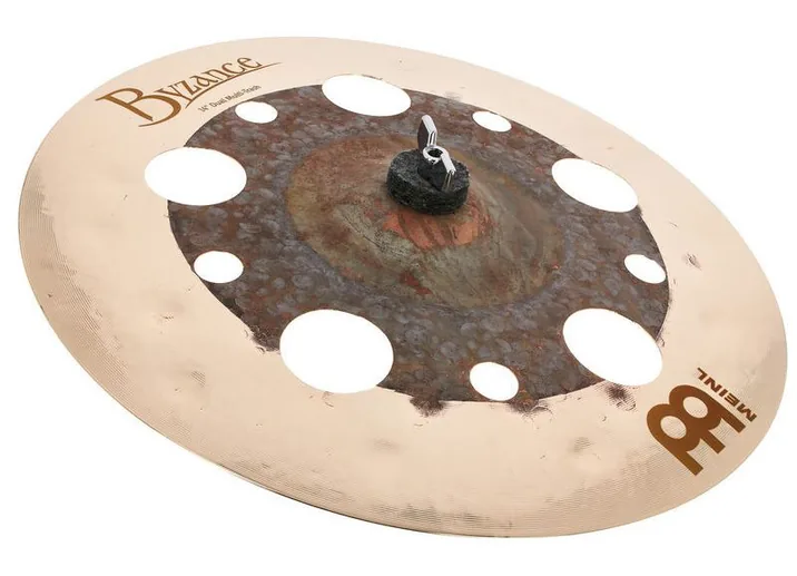 Meinl 14" Byzance Dual Multi-Trash, di fronte su sfondo neutro