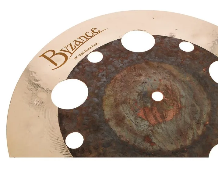 Meinl 14" Byzance Dual Multi-Trash, vista dall'alto, photo 3