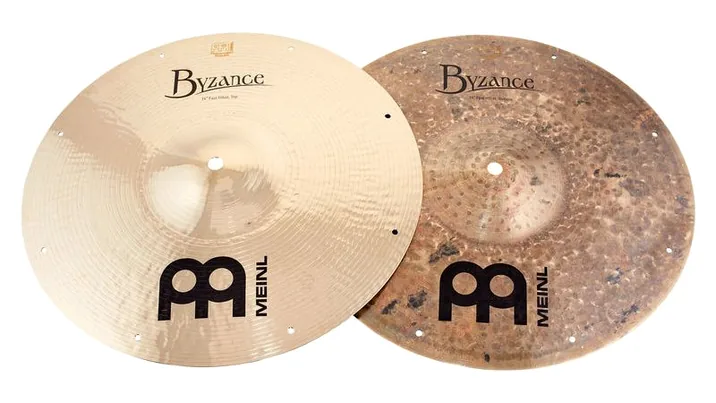 Meinl 14" Byzance Fast Hi-Hat, su sfondo neutro, photo 2