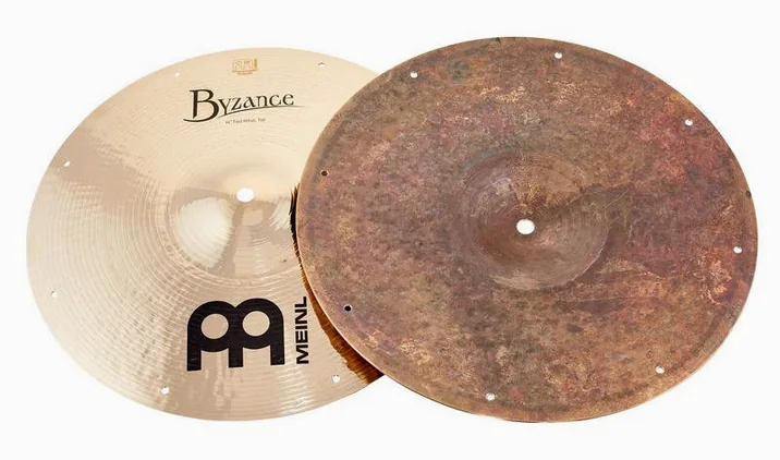 Meinl 14" Byzance Fast Hi-Hat, vista dall'alto, photo 3