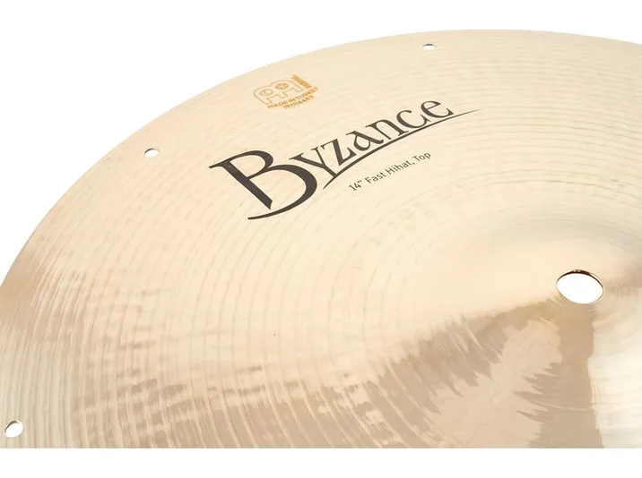 Meinl 14" Byzance Fast Hi-Hat, vista frontale, photo 4