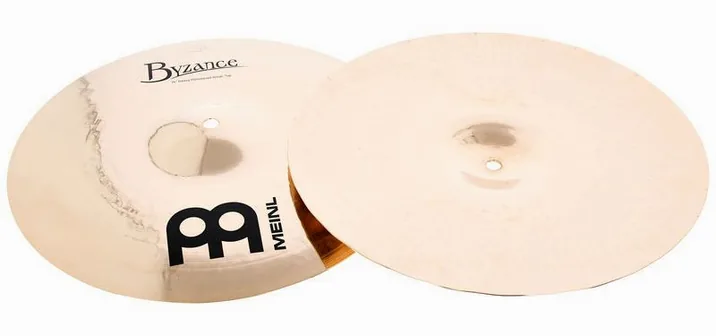 Meinl 14" Byzance Heavy H. Hi-Hat, vista di lato, photo 3