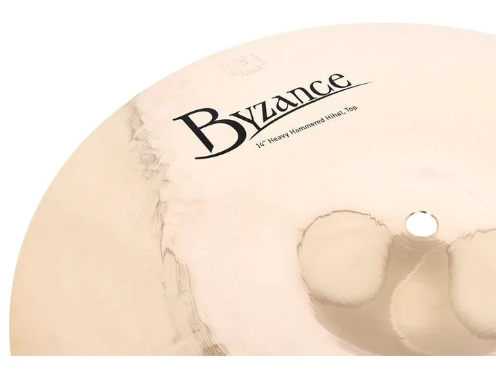 Meinl 14" Byzance Heavy H. Hi-Hat, vista di lato, photo 4