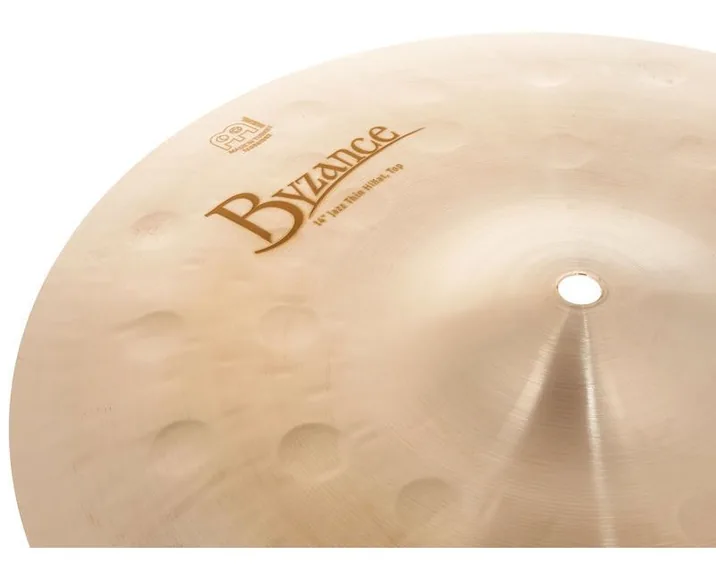 Meinl 14" Byzance Jazz Hi-Hat Thin, vista dall'alto, photo 4