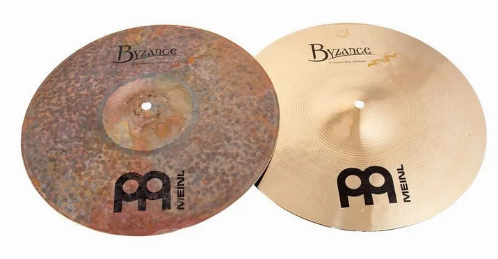 Meinl 14" Byzance Serpents Hi-Hat, su sfondo neutro, photo 2