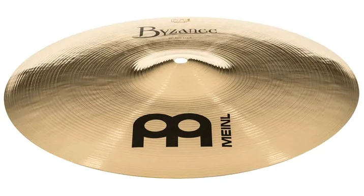Meinl 14" Byzance Thin Crash Brill., vista frontale