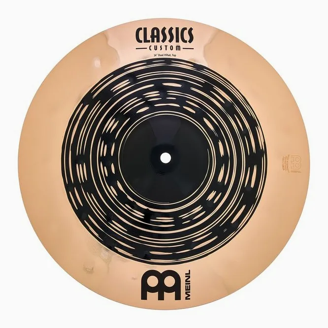 Meinl 14" Classics Cust. Dual Hi-Hat, vista frontale, photo 4