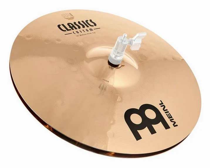Meinl 14" Classics Custom Hi-Hat Me., dettaglio frontale