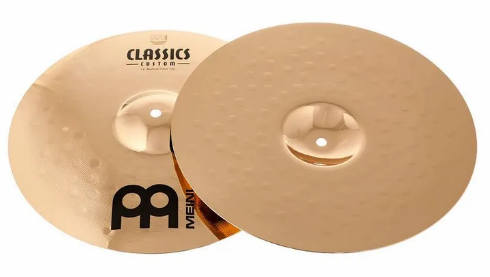 Meinl 14" Classics Custom Hi-Hat Me., vista frontale, photo 3