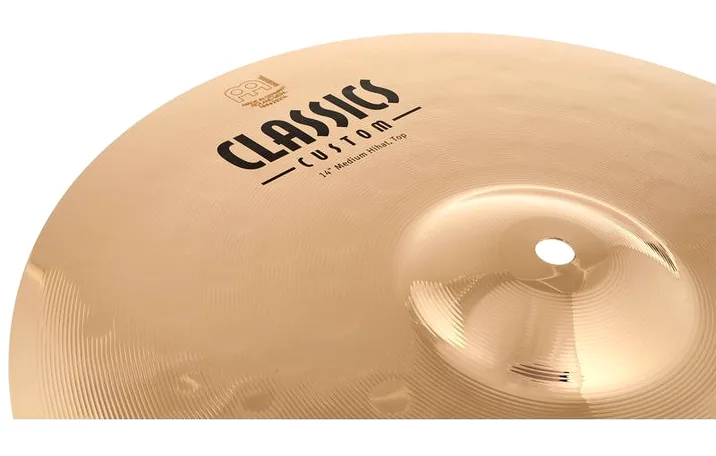 Meinl 14" Classics Custom Hi-Hat Me., su sfondo neutro, photo 4