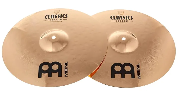 Meinl 14" Classics Custom Hi-Hat Po., vista dall'alto, photo 2