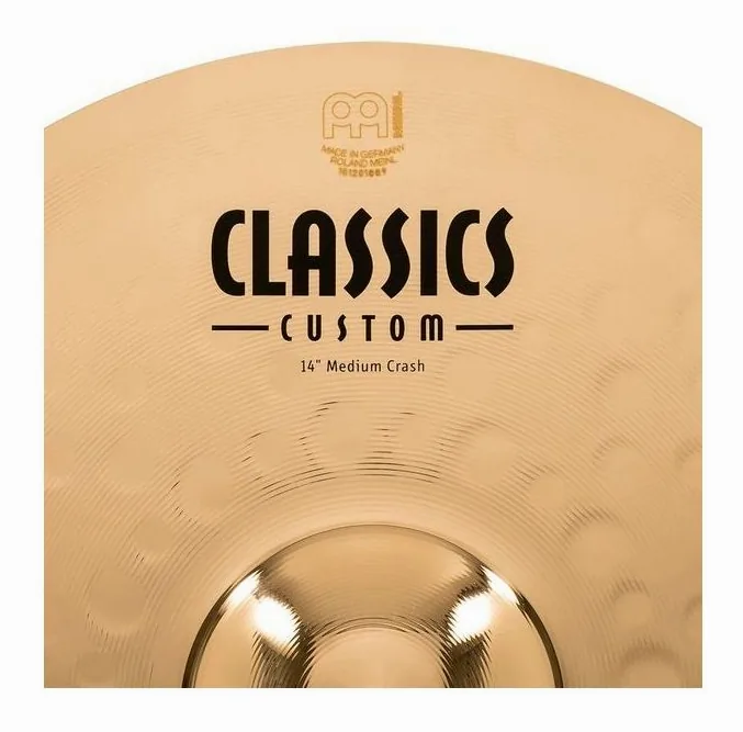 Meinl 14" Classics Custom Med. Crash, vista frontale, photo 4