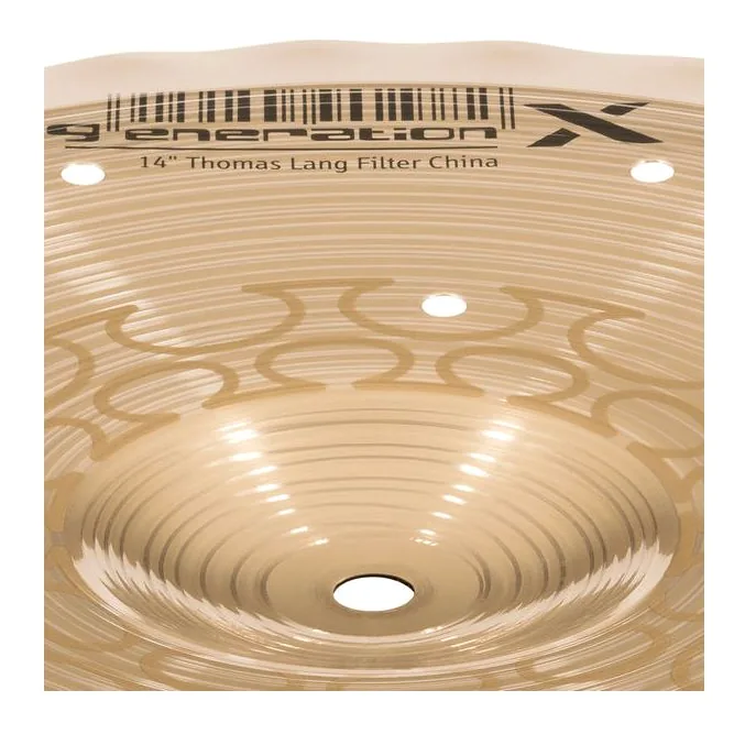 Meinl 14" Generation X Filter China, dettaglio ravvicinato, photo 4
