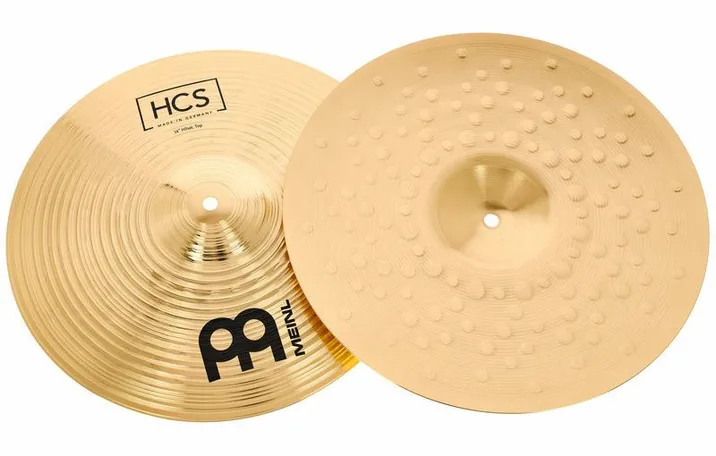 Meinl 14" HCS Hi-Hat, vista frontale, photo 2