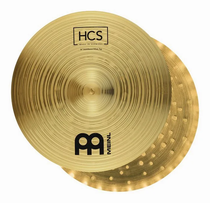 Meinl 14" HCS Soundwave Hi-Hat, vista frontale