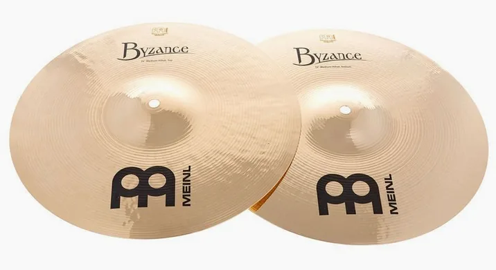 Meinl 14"Byzance Medium HiHat Brill., su sfondo neutro, photo 2